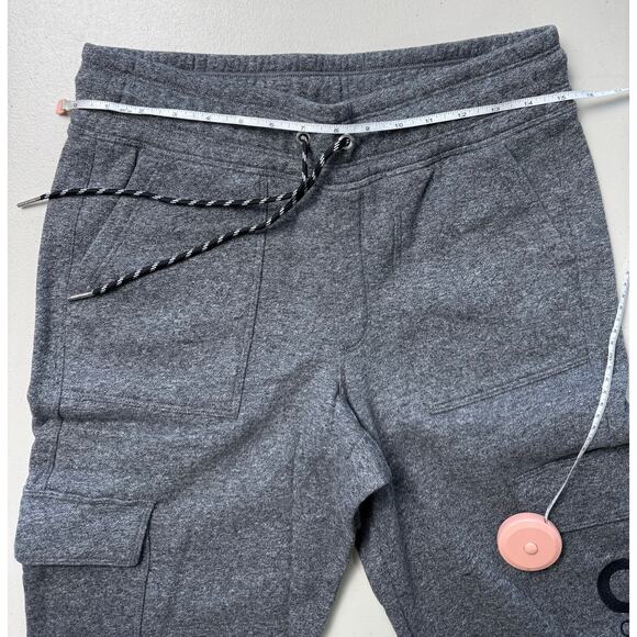 Calvin Klein Women's Active Embroidered-Logo Cargo Pants BLK HEATHER NWT SIZE S - Picture 9 of 10